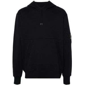 C.p. Company - Hoodie - Blauw - Katoen