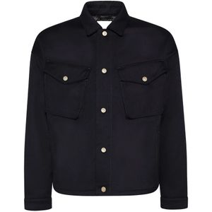 Philippe Model, Heren, Jassen, Blauw, Maat: L Katoen,