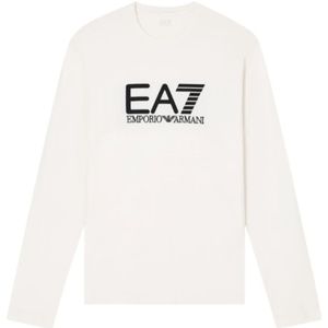 Emporio Armani Ea7, Heren, Tops, Beige, Maat: S Katoen,