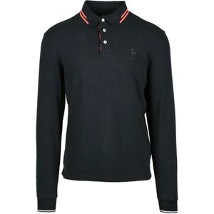U.s. Polo Assn., Heren, Tops, Zwart, Maat: L Katoen,