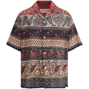 Valentino, Heren, Overhemden, Veelkleurig, Maat: M Katoen,