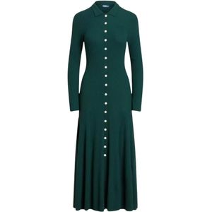 Ralph Lauren, Dames, Jurken, Groen, Maat: XS Wol,
