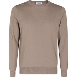 Kangra, Heren, Truien, Bruin, Maat: M Katoen,