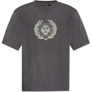 Dolce & Gabbana, Heren, Tops, Grijs, Maat: S