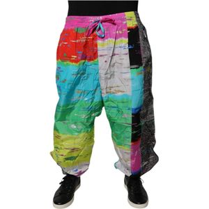 Dolce & Gabbana, Heren, Broeken, Veelkleurig, Maat: 5XL Nylon,