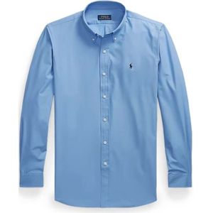 Polo Ralph Lauren, Heren, Overhemden, Blauw, Maat: M