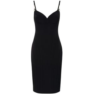 Philipp Plein, Dames, Jurken, Zwart, Maat: XS