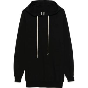Rick Owens, Heren, Sweatshirts & Hoodies, Zwart, Maat: S Katoen,