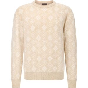 Boggi Milano, Heren, Truien, Beige, Maat: S Wol,