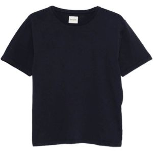 Khaite, Dames, Tops, Blauw, Maat: S Katoen,