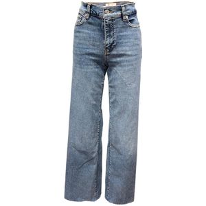 Frame, Dames, Jeans, Blauw, Maat: W28 Katoen,