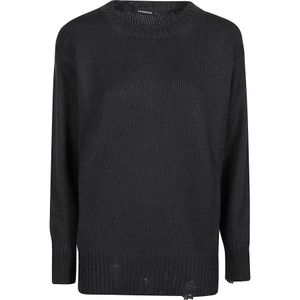 Canessa, Dames, Truien, Zwart, Maat: S Kasjmier,