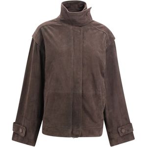 Rotate Birger Christensen, Dames, Jassen, Bruin, Maat: 2XS Leer,