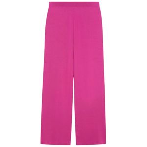 Marina Rinaldi, Dames, Broeken, Paars, Maat: L Viscose,