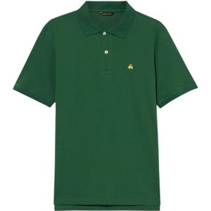 Brooks Brothers, Heren, Tops, Groen, Maat: L Katoen,