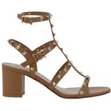 Valentino Garavani - Rockstud Sandalen - Bruin