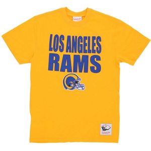 Mitchell & Ness, Heren, Tops, Geel, Maat: M Katoen,