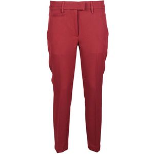 Dondup, Dames, Broeken, Rood, Maat: W27 Poliester,
