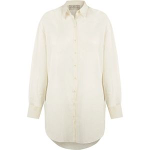Cortana, Dames, Blouses & Shirts, Beige, Maat: M Katoen,