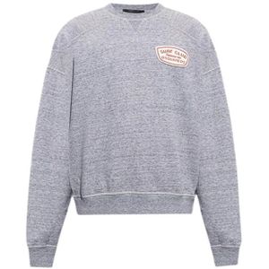 Dsquared2, Heren, Sweatshirts & Hoodies, Grijs, Maat: S Katoen,