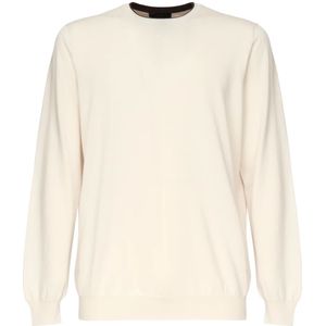 Fay, Heren, Truien, Beige, Maat: S Katoen,