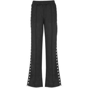 Golden Goose, Dames, Broeken, Zwart, Maat: M Zijde,