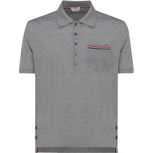 Thom Browne, Heren, Tops, Grijs, Maat: 2XL Katoen,