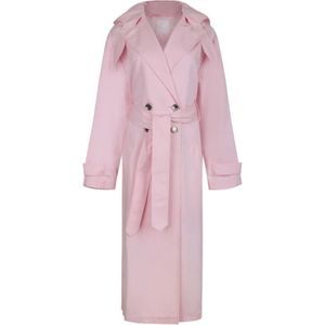 Givenchy, Dames, Mantels, Roze, Maat: 2XS Katoen,