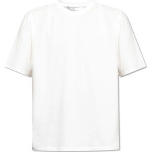 Studio Nicholson, Heren, Tops, Wit, Maat: S Katoen,
