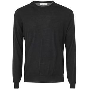 Filippo De Laurentiis, Heren, Truien, Zwart, Maat: 2XL Wol,
