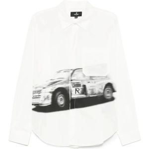 Represent, Heren, Overhemden, Wit, Maat: M