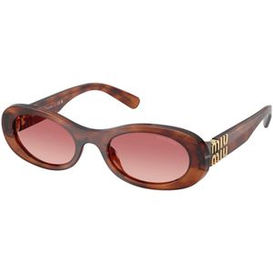 Miu Miu - MU 06Zs - Zonnebril - Bruin - Acetaat - 50 mm Lensbreedte