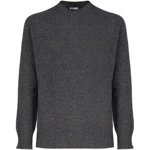 Malo, Heren, Truien, Grijs, Maat: 3XL Kasjmier,