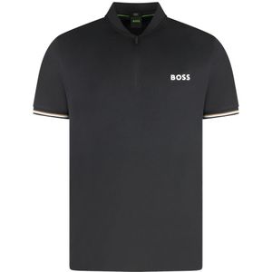 BOSS - Poloshirt - Zwart - 100% Polyester