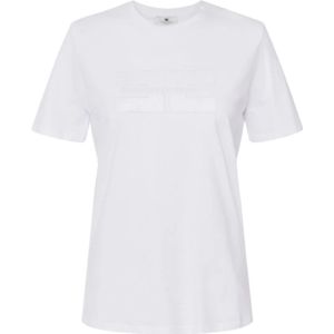 Elisabetta Franchi - Casual Katoenen T-shirt - Wit - Dames