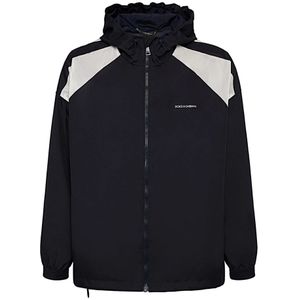 Dolce & Gabbana, Heren, Jassen, Zwart, Maat: S