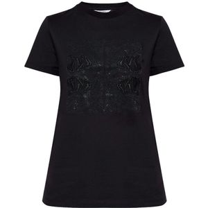 Max Mara, Dames, Tops, Zwart, Maat: S Jersey,