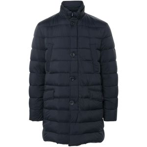 Herno, Heren, Mantels, Blauw, Maat: 2XL Nylon,