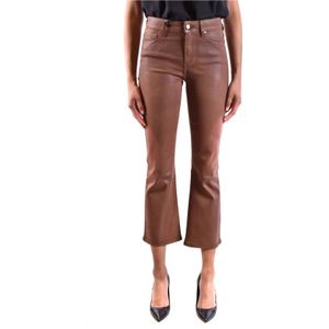 Paige, Dames, Jeans, Bruin, Maat: W24 Katoen,