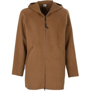 Aspesi, Heren, Sweatshirts & Hoodies, Bruin, Maat: L Wol,