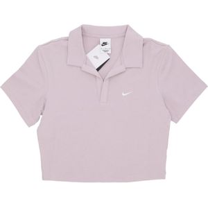 Nike - Essentiële Crop Polo - Paars - Dames