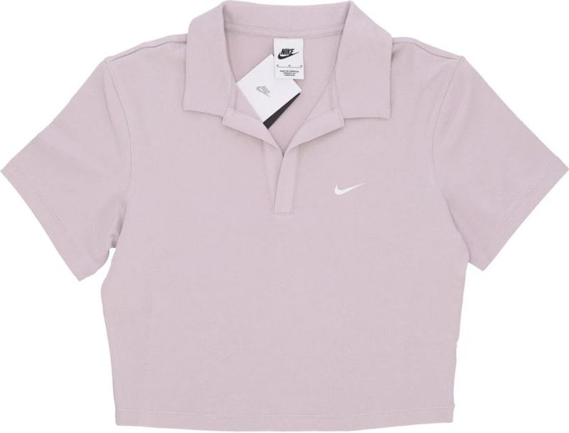 Nike - Essentiële Crop Polo - Paars - Dames