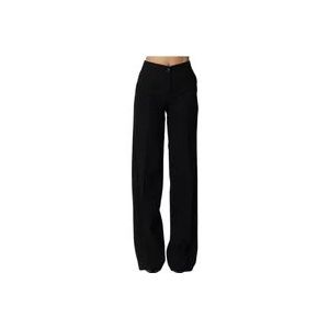 Twinset Wijde broek , Black , Dames , Maat: L