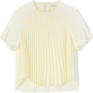 Motivi, Dames, Blouses & Shirts, Geel, Maat: 2XS