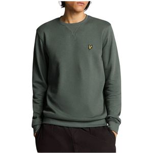 Lyle & Scott, Heren, Sweatshirts & Hoodies, Groen, Maat: S Katoen,