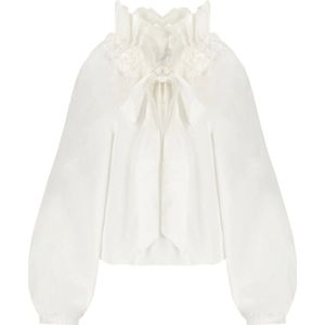 Essentiel Antwerp - Gerimpelde Blouse - Wit - Katoen