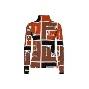 Fendi Stijlvolle Sweaters Collectie , Multicolor , Dames , Maat: M