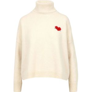 Giada Benincasa, Dames, Truien, Wit, Maat: XS Kasjmier,