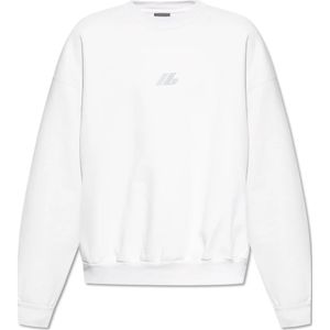 Balenciaga, Heren, Sweatshirts & Hoodies, Grijs, Maat: L Katoen,