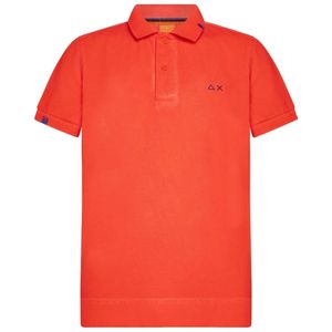 Sun68, Heren, Tops, Rood, Maat: M Katoen,